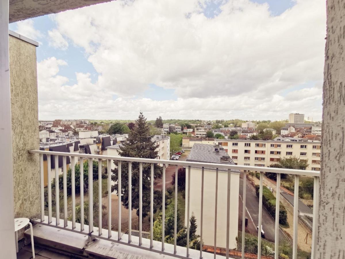 Suite Athena - Melun Gare Rer - Studio Avec Balcon Et Parking Exterior foto